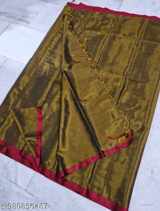 Tissue silk saree - Image 3