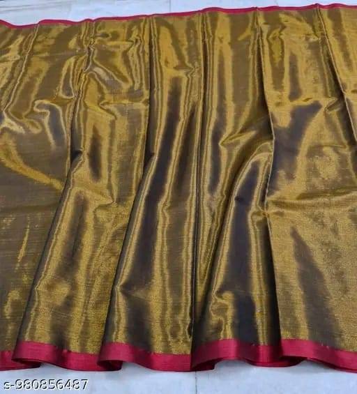 Tissue silk saree - Image 4